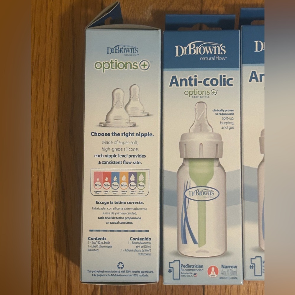Dr. Brown's Anti-Colic Baby Bottles Set of 4 - Picture 2 of 2